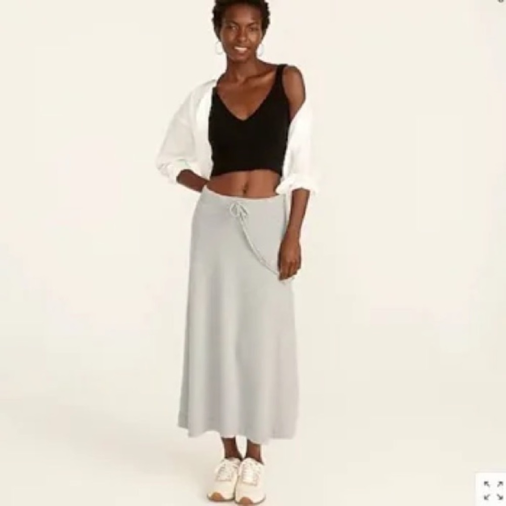 J.Crew Cashmere tie-waist skirt size XXS NWT